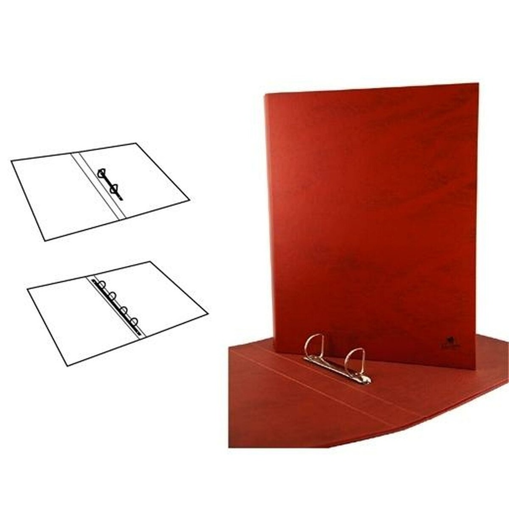 Ring binder Mariola Brown Din A4 34 x 26 x 4 cm