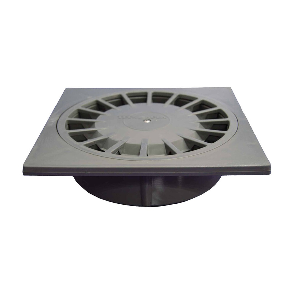 Sumidero Tecnoagua T-88 PVC 15 x 15 x 5,65 cm Ø 7,5 - 5 cm Vertical