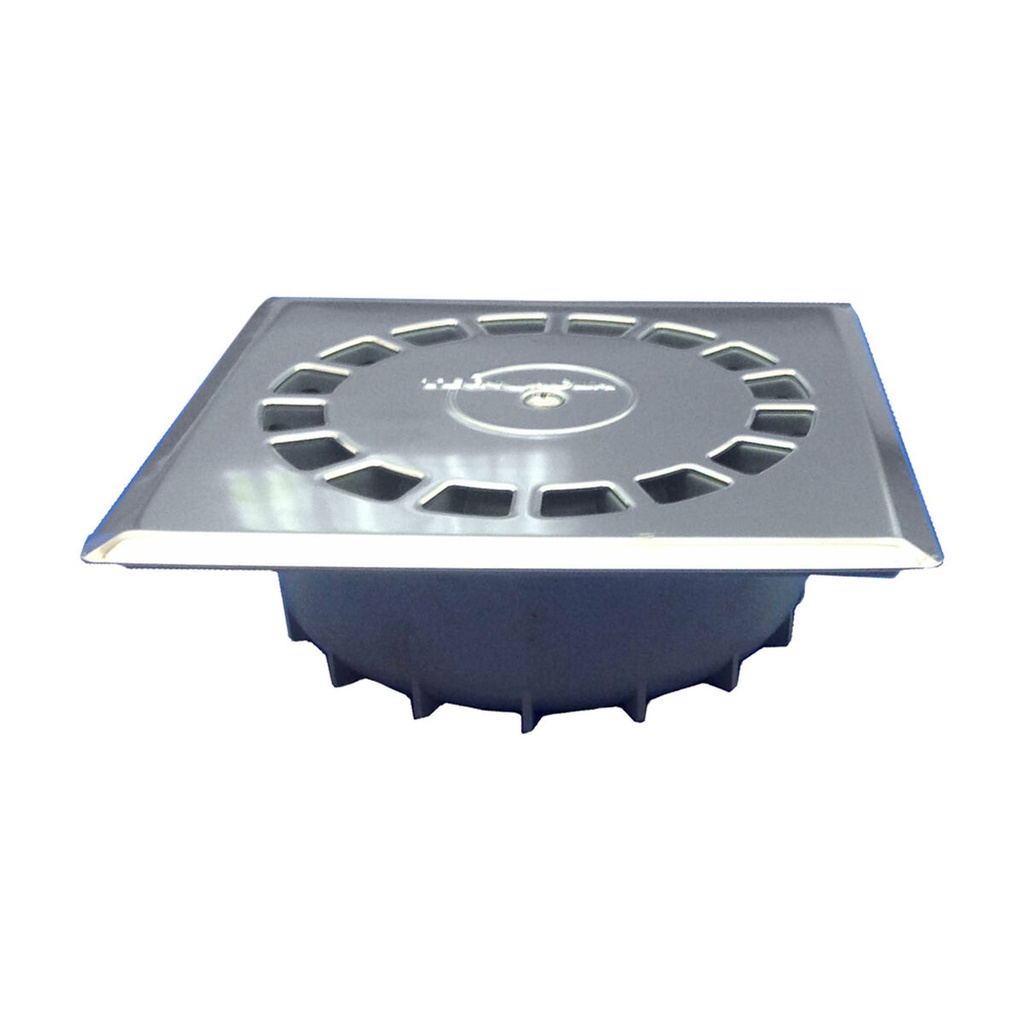 Drain Tecnoagua T-88 I PVC Stainless steel 11,7 x 11,7 x 4,4 cm Ø 4 cm Vertical