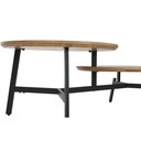 Centre Table Home ESPRIT Black Natural 115 x 60 x 40,5 cm