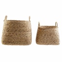 Juego de Cestas DKD Home Decor 44 x 44 x 45 cm Natural Marrón Boho