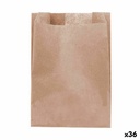 Reusable Food Bag Algon kraft paper 13 x 18 cm Disposable 25 Pieces (36 Units)