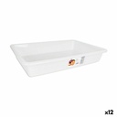 Set of organiser trays Dem Bob White 8,6 L 50 x 34 x 8 cm (12 Units)