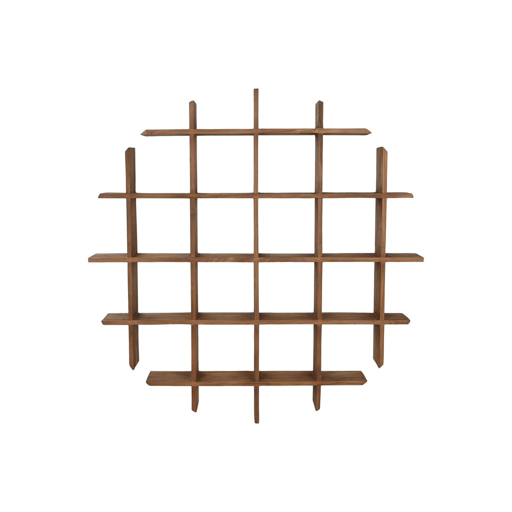 Estantería Home ESPRIT madera de teca 120 x 15 x 120 cm