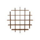 Estantería Home ESPRIT madera de teca 120 x 15 x 120 cm