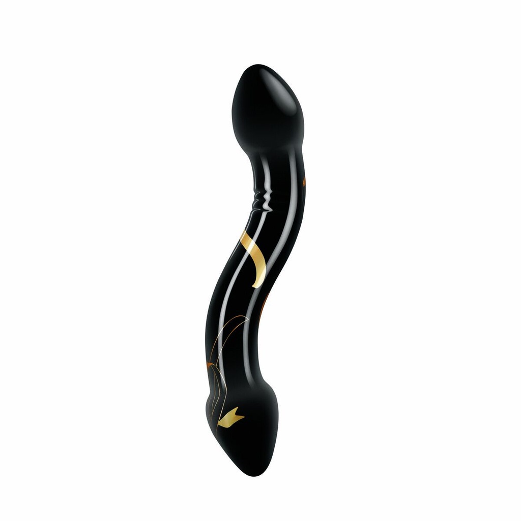 Consolador de Doble Penetración Secret Kisses Negro