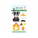 Magnets Magnet & Steel Dog Multicolour Metal 9 Pieces