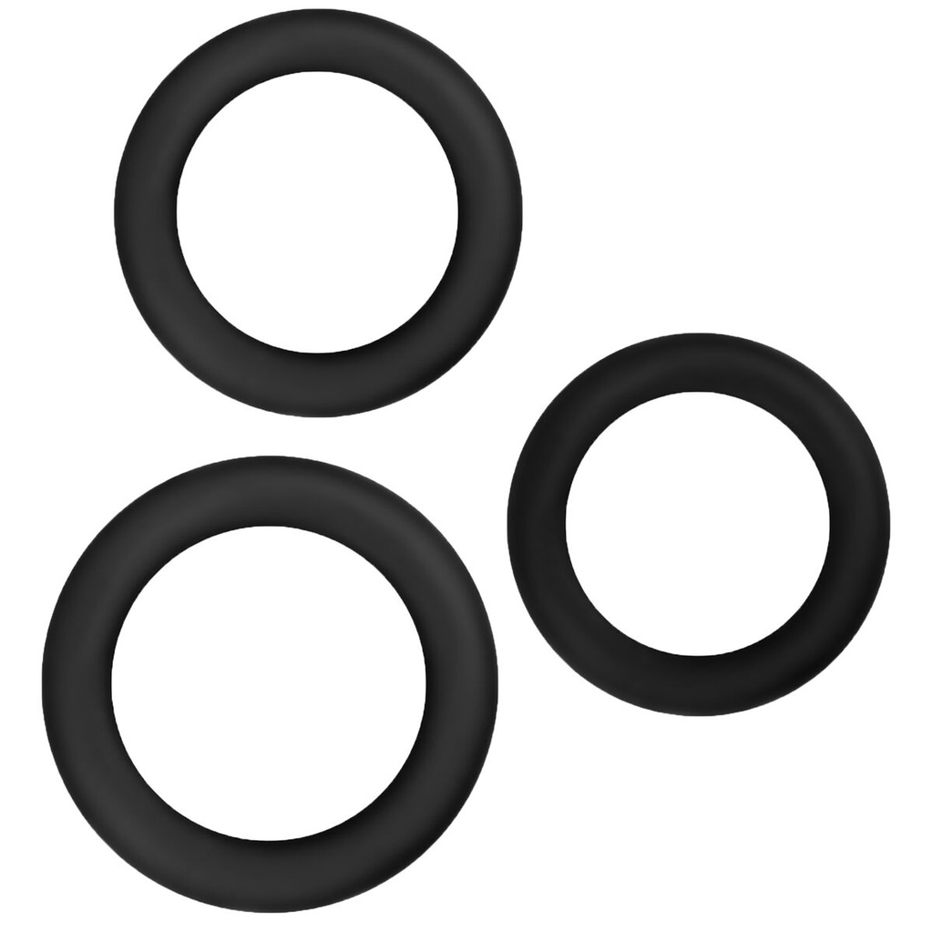 Cock Ring NS Novelties Renegade Black (S) (M) (L)