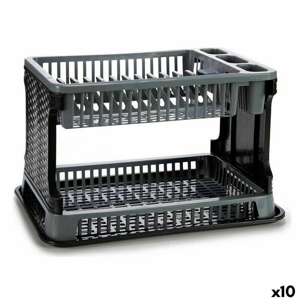 Drainer Grey Plastic 44,5 x 30,3 x 27 cm (10 Units)