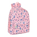 School Bag Lilo & Stitch Beach Pink 33 x 42 x 15 cm
