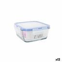 Fiambrera Hermética LAV Azul Transparente 0,72 l (12 Unidades)
