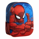 Mochila Escolar 3D Spider-Man Azul 25,0 x 31,0 x 10,0 cm
