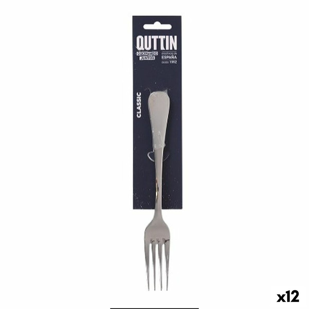 Fork Quttin Classic 20 x 2,5 cm 2 mm 3 Pieces (12 Units)