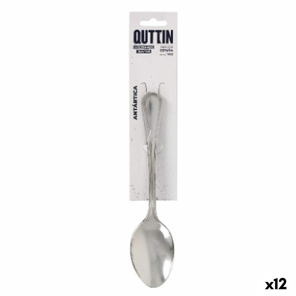 Dessert spoon Quttin Antartica 3 Pieces (12 Units)