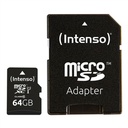 Tarjeta de Memoria Micro SD con Adaptador INTENSO 34234 UHS-I XC Premium