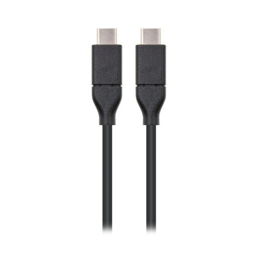 Cable USB-C 3.1 NANOCABLE 10.01.4101 Negro (1 m)