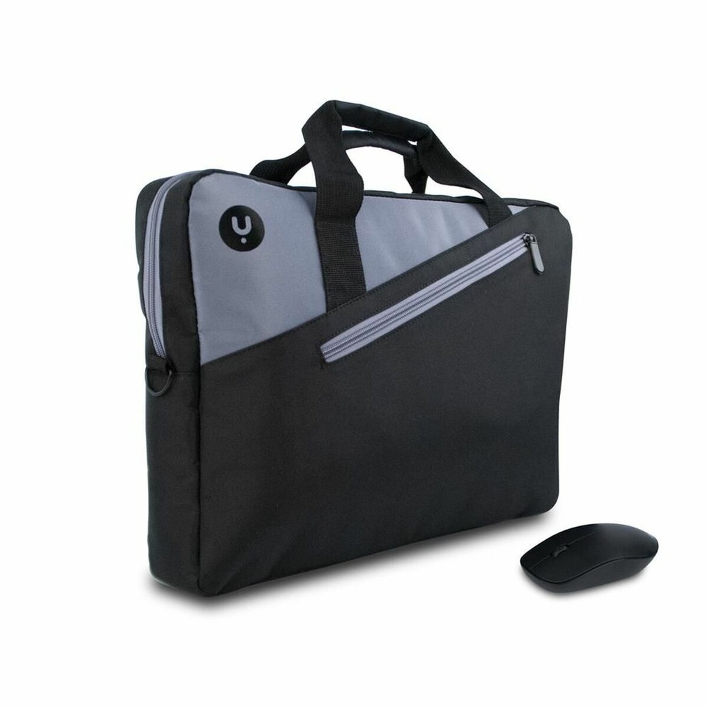 Maletín para Portátil NGS NGS-BUNDLE-0125 15,6'' Negro Gris (1 unidad)