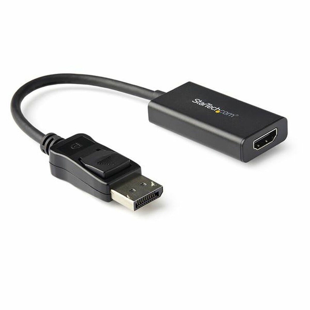 Adaptador DisplayPort a HDMI Startech DP2HD4K60H           Negro