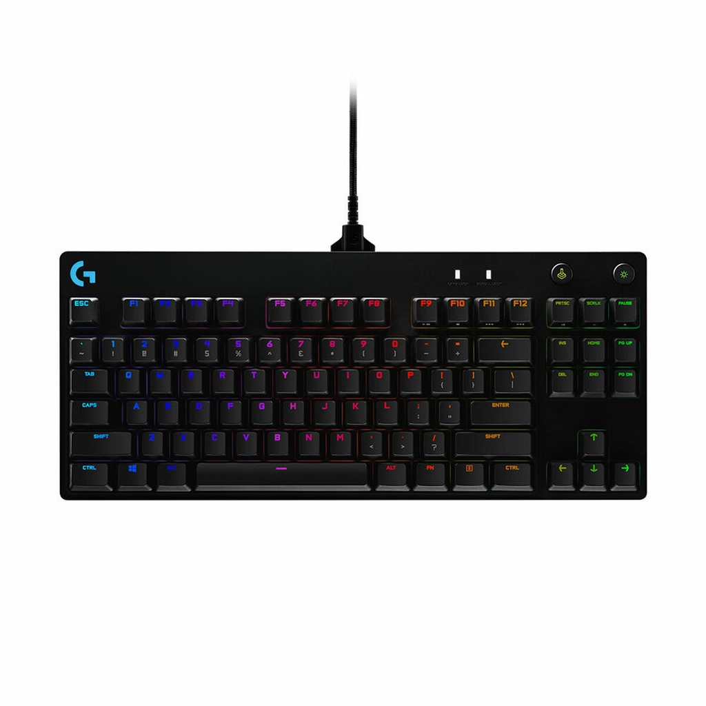 Teclado Logitech 920-010593 Negro RGB LED Qwerty Español Español