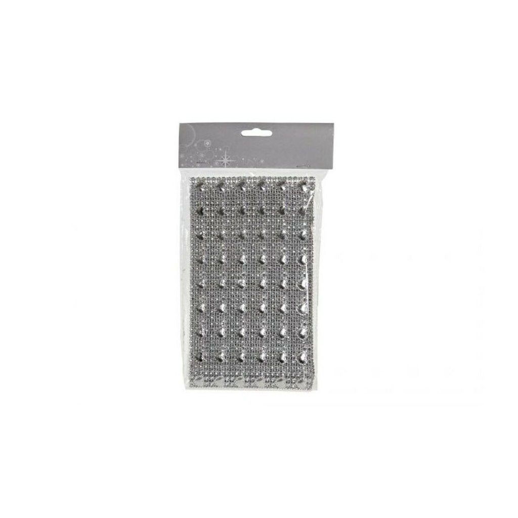 Guirnalda de Navidad DKD Home Decor Dorado Plateado PVC 150 x 12 x 0,1 cm