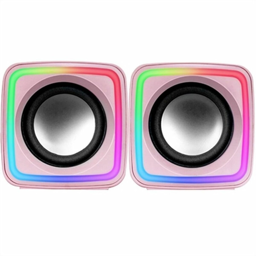 Altavoces PC Mars Gaming MSCUBEP 8W Rosa 4 W