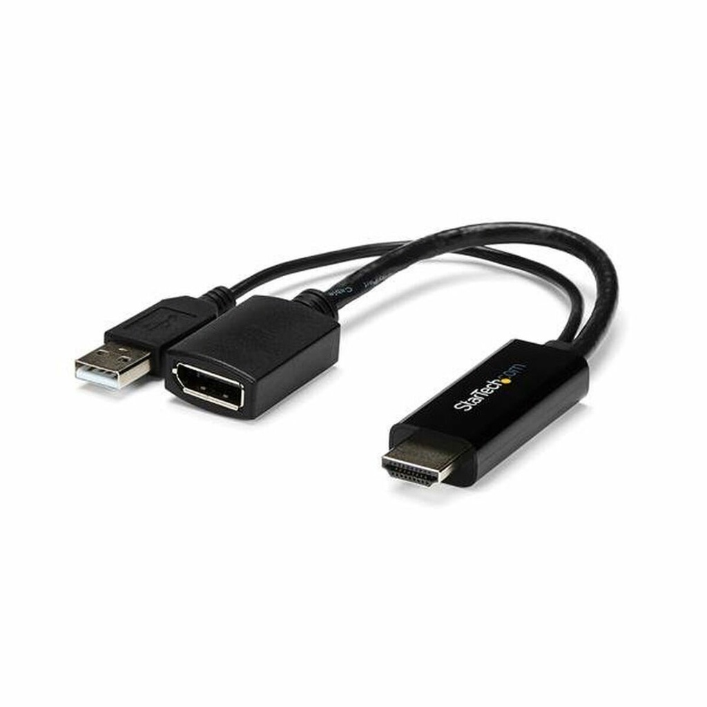 Adaptador DisplayPort a HDMI Startech HD2DP                Negro 4K