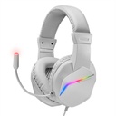 Auricular con Micrófono Gaming Mars Gaming MH122 Blanco