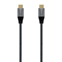 Cable USB-C a USB-C Aisens A107-0634 Gris 2 m