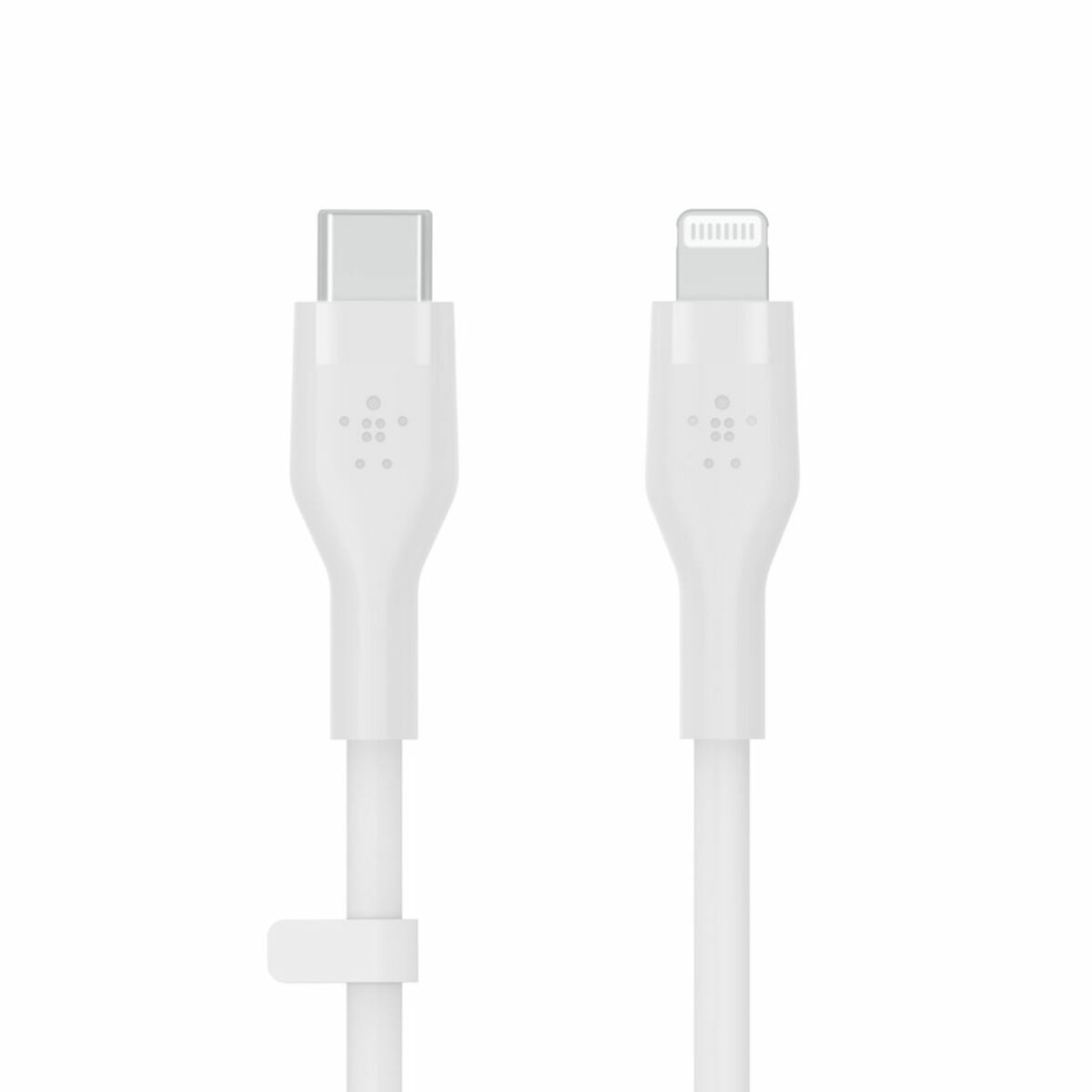Cable USB-C a Lightning Belkin CAA009BT2MWH 2 m Blanco