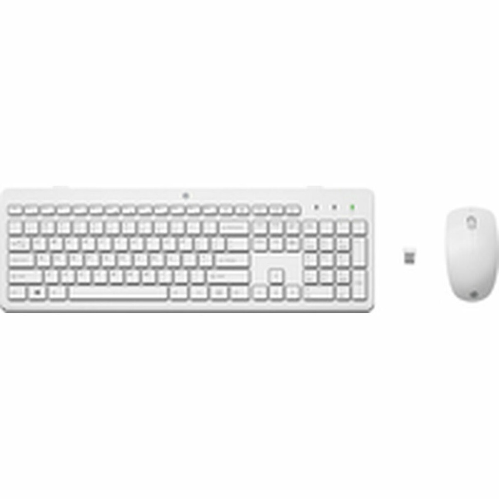 Teclado HP C2710 Qwerty Español Negro Blanco QWERTY