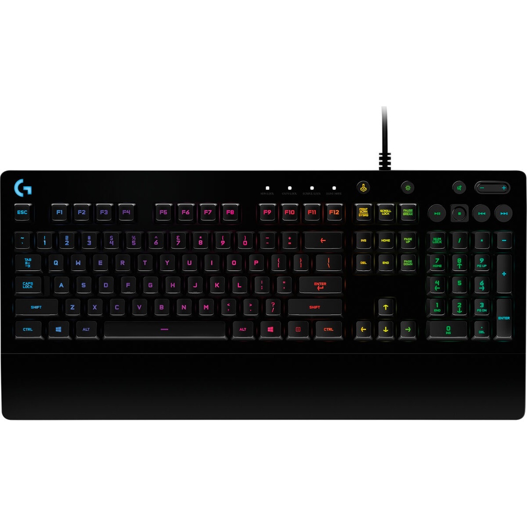 Teclado Gaming Logitech G213 Negro Qwerty Español QWERTY Qwerty Portugués