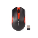 Ratón Inalámbrico A4 Tech G3-200N Negro/Rojo