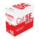 Cable de Red Rígido UTP Categoría 6 Q-Lantec KIF5PVC305Q Gris 305 m