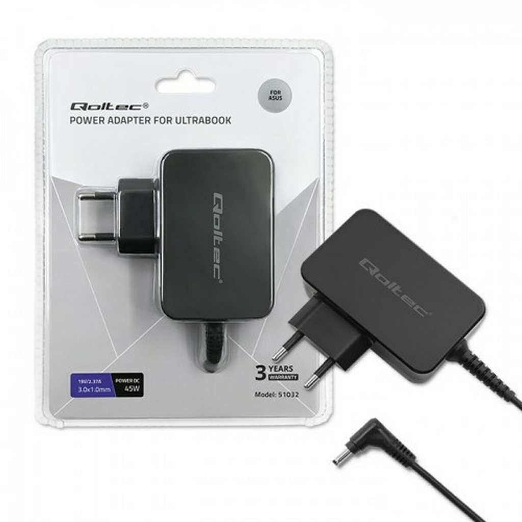 Cargador para Portátil Qoltec 51032 45 W