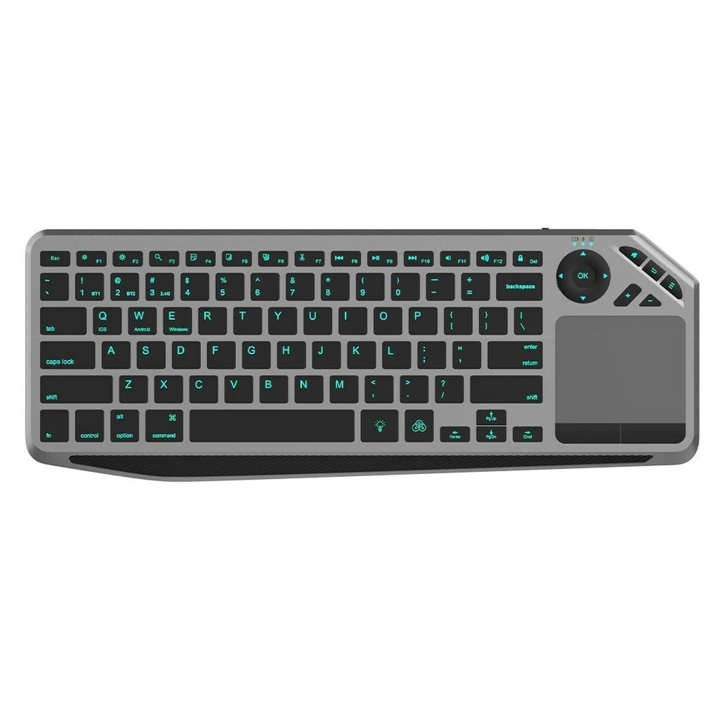 Teclado Techly ICTB9801TB Negro Multicolor Monocromo QWERTY