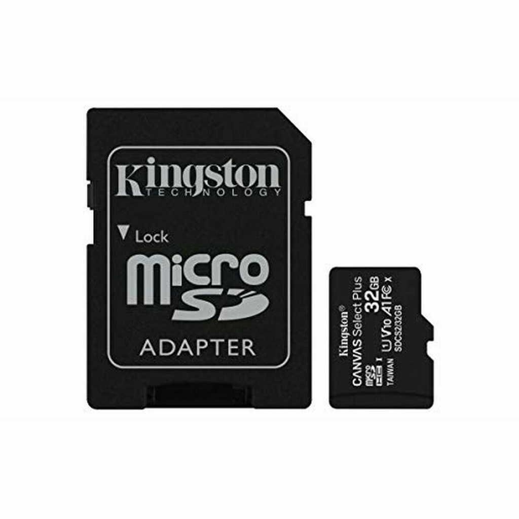 Tarjeta de Memoria Micro SD con Adaptador Kingston Canvas Select Plus 32 GB