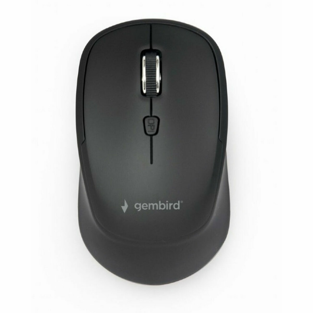 Ratón Inalámbrico Óptico GEMBIRD MUSW-4B-05 1600 dpi Negro