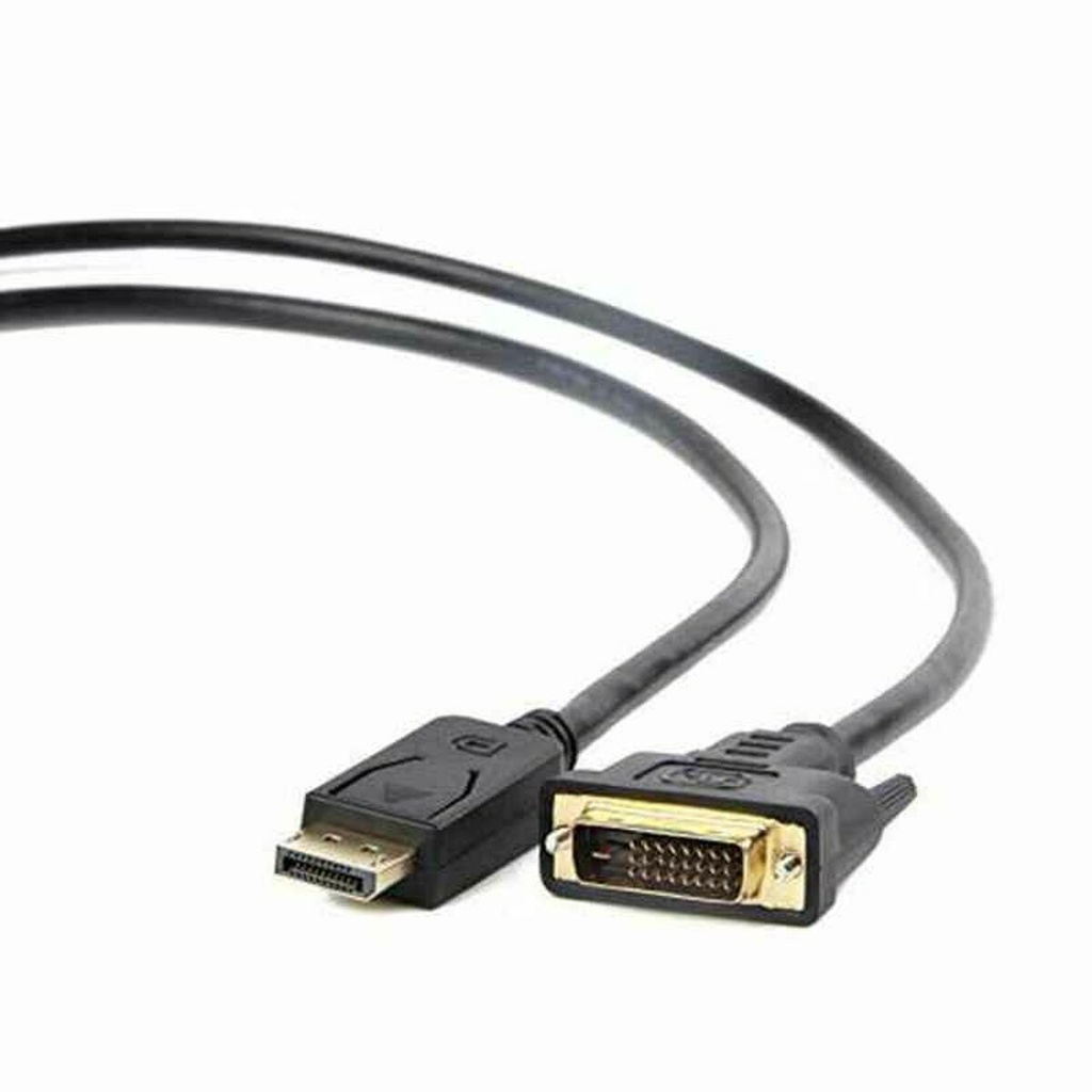 Adaptador DisplayPort a DVI GEMBIRD CC-DPM-DVIM-6 1080 px 1,8 m Negro 1,8 m