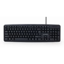 Teclado GEMBIRD KB-U-103-RU Negro Monocromo Inglés Ruso QWERTY