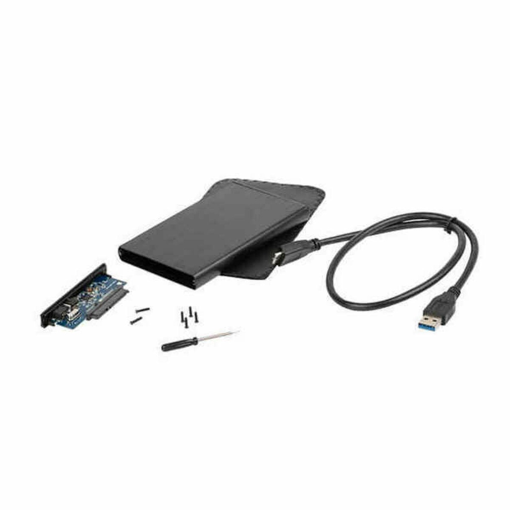 Carcasa para Disco Duro Natec Rhino Negro 2,5" USB 2.0 480 MBit/s