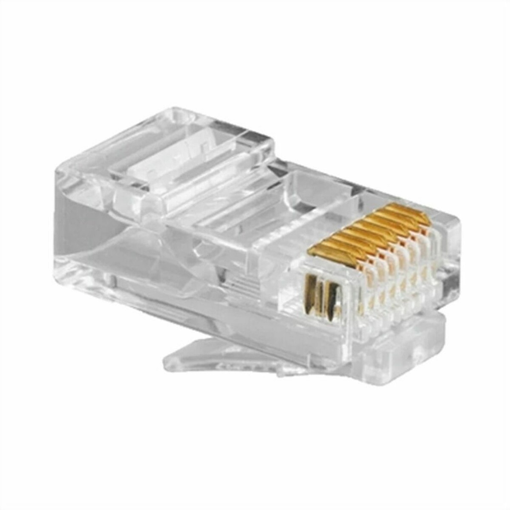 Conector RJ45 Categoría 5 UTP GEMBIRD PLUG3UP6/100 Negro Transparente 100 uds 100 Unidades