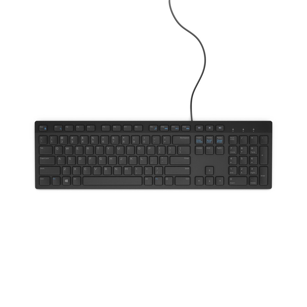 Teclado Dell KB216 Negro Monocromo Inglés EEUU QWERTY Qwerty US