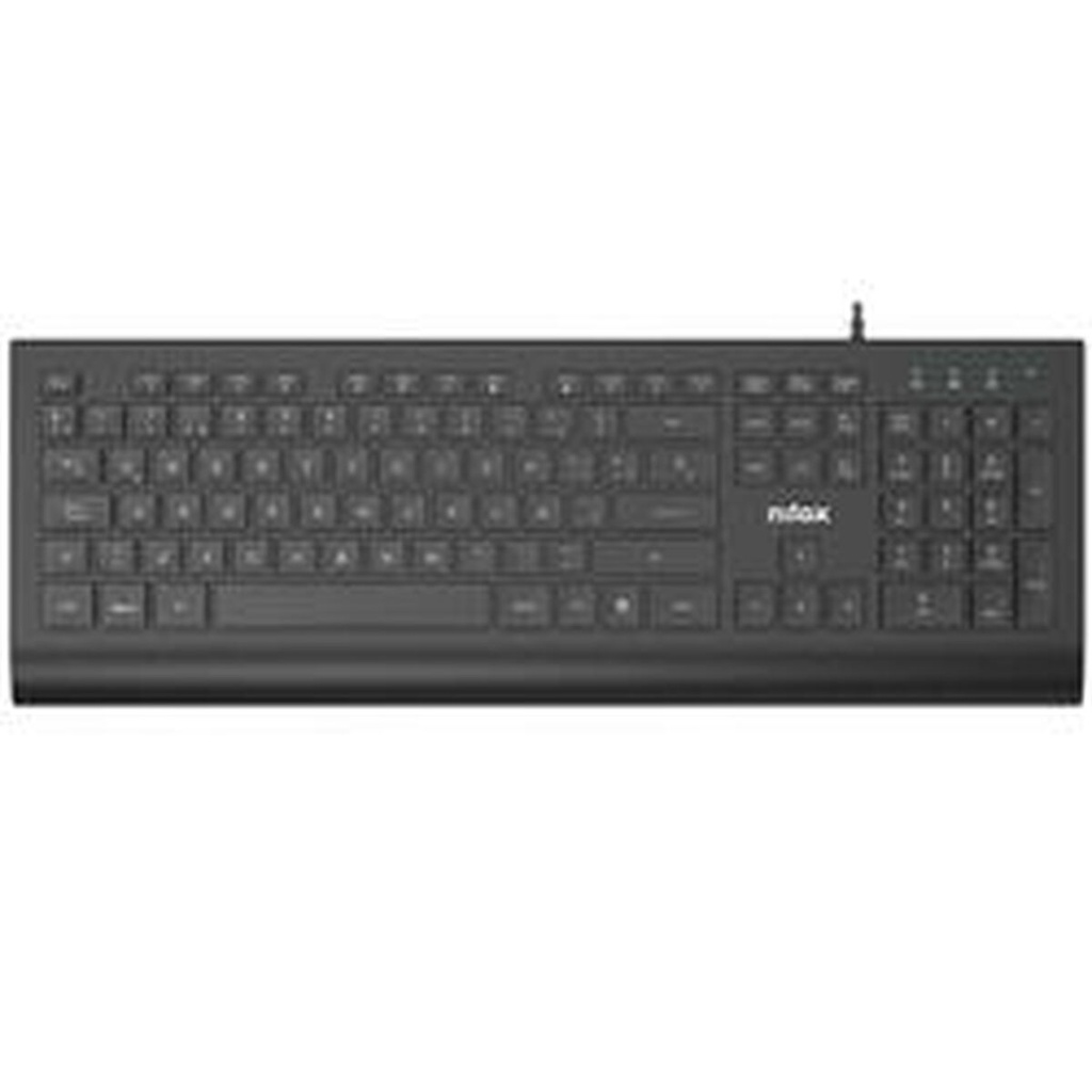 Teclado Nilox NXKBE000014 Negro Qwerty Español