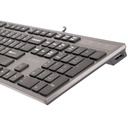 Teclado A4 Tech KV-300H QWERTY Negro Gris Monocromo Negro/Gris