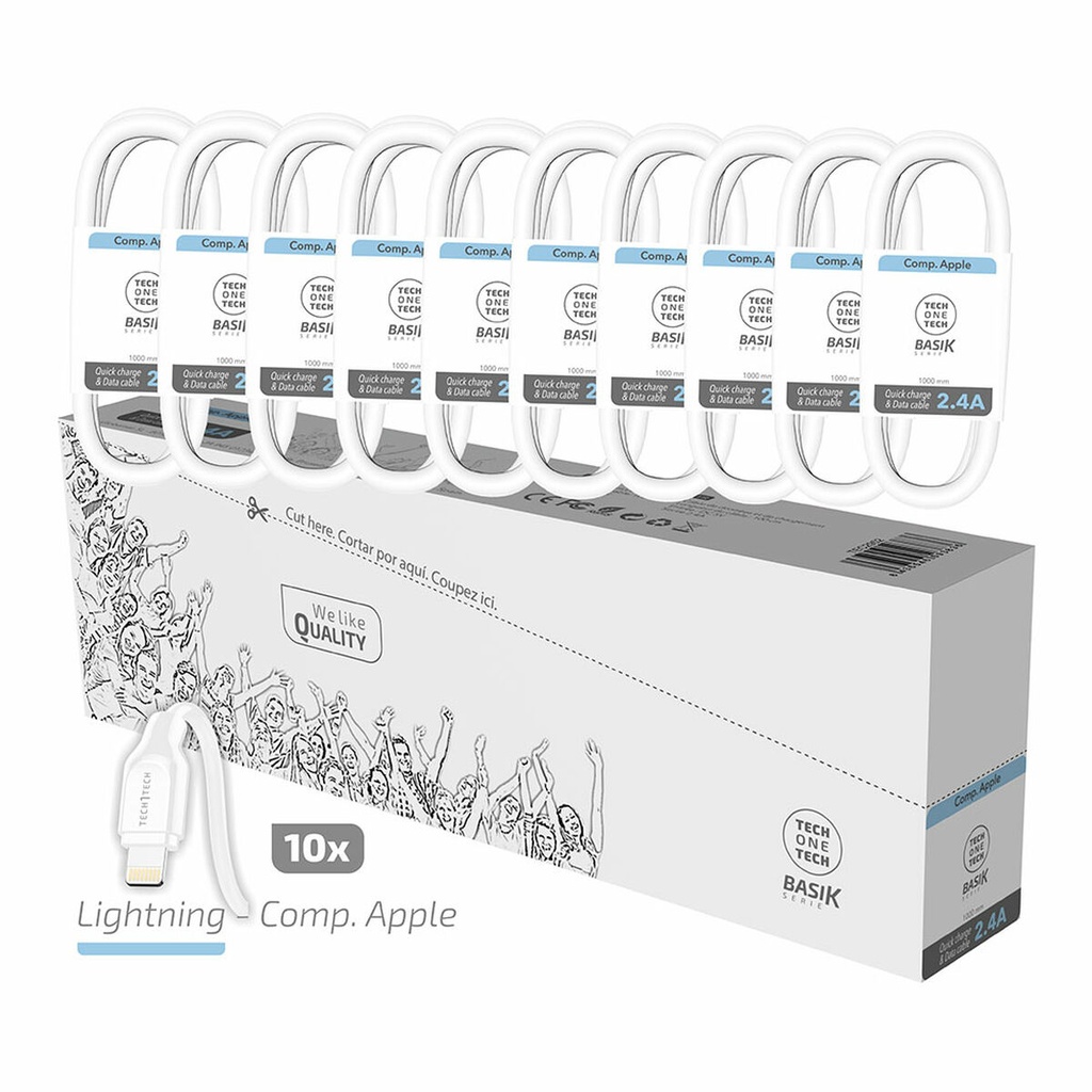 Cable USB a Lightning Tech One Tech Basik