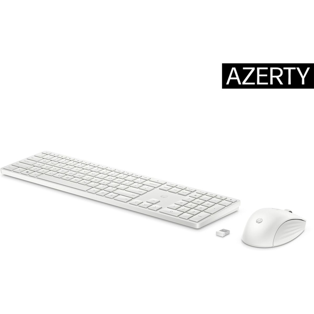 Teclado y Ratón HP 4R016AA Blanco
