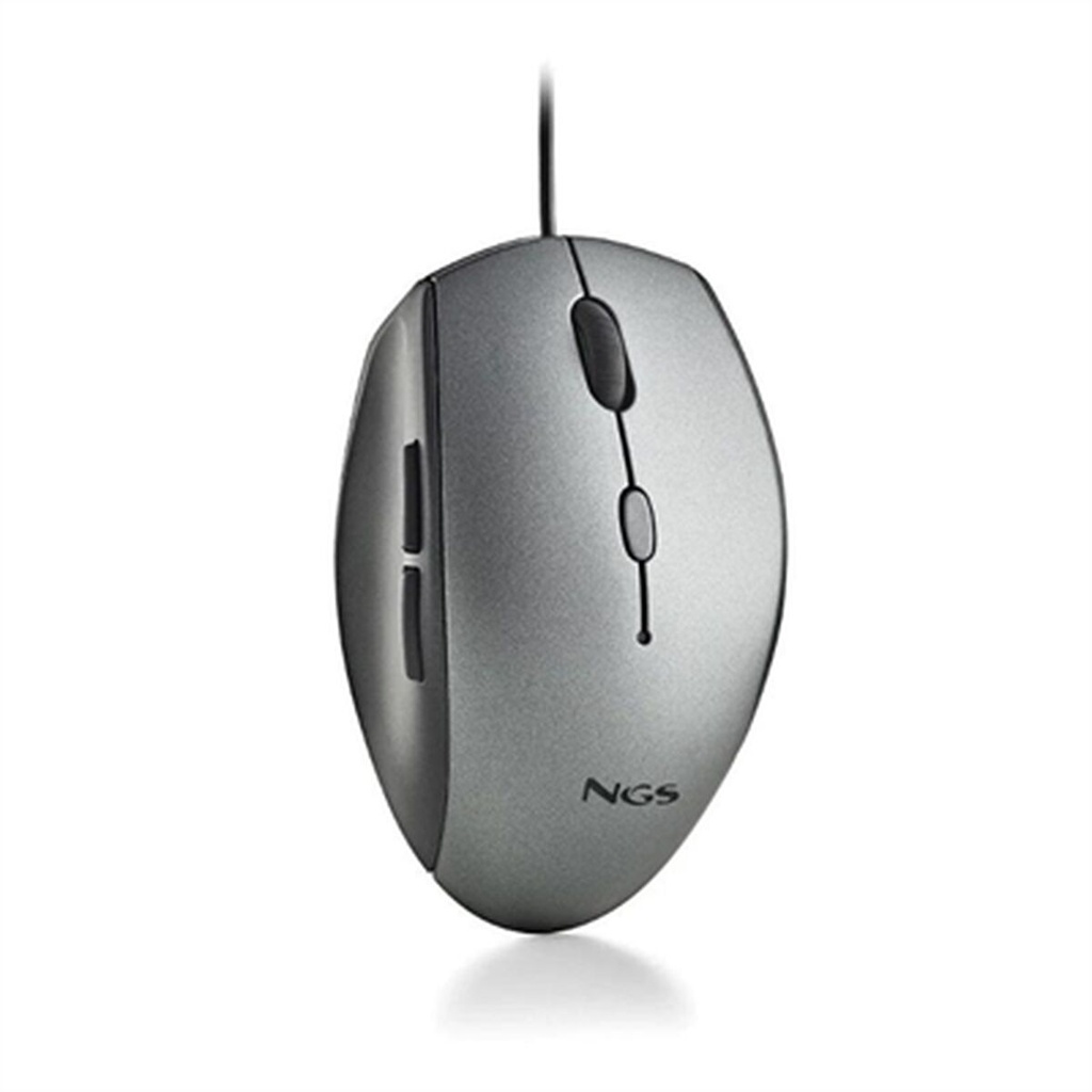 Ratón NGS MOTHGRAY Gris 1600 dpi (1 unidad)