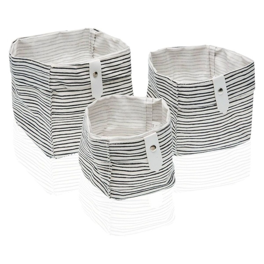 Basket set Versa 10 x 10 x 10 cm 14 x 14 x 14 cm 12 x 12 x 12 cm