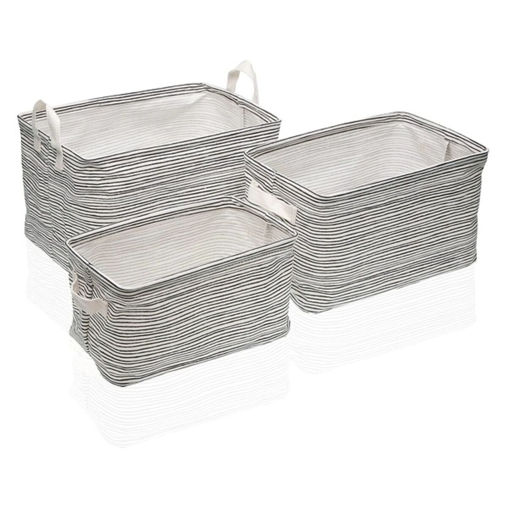 Juego de Cestas Versa 25 x 22 x 35 cm 35 x 25 x 22 cm 32 x 21 x 19 cm 28 x 17 x 15 cm