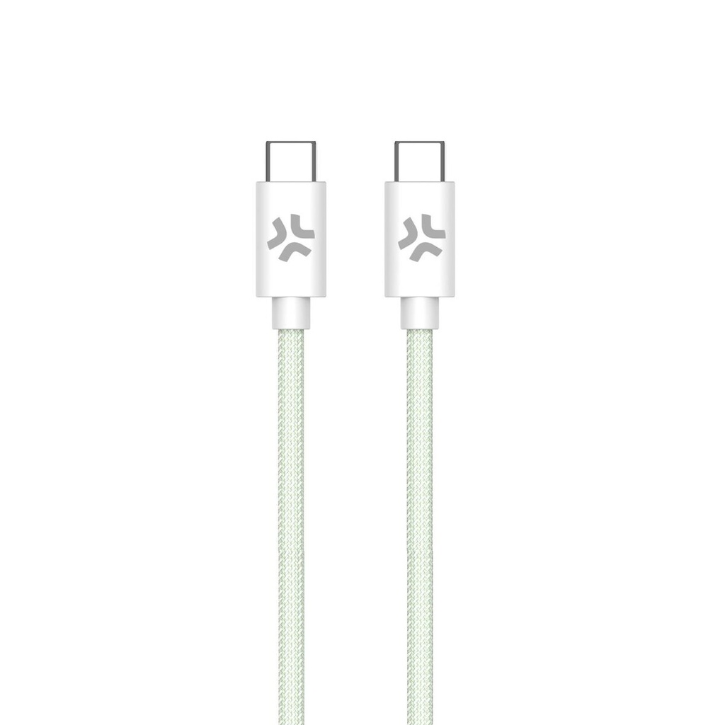 USB-C Cable Celly USBCUSBCCOTTGN Green 1,5 m